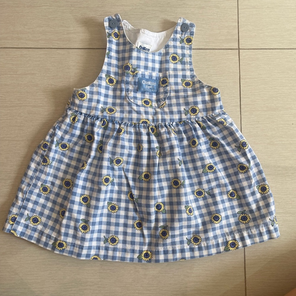 Vintage oshkosh sunflower dress